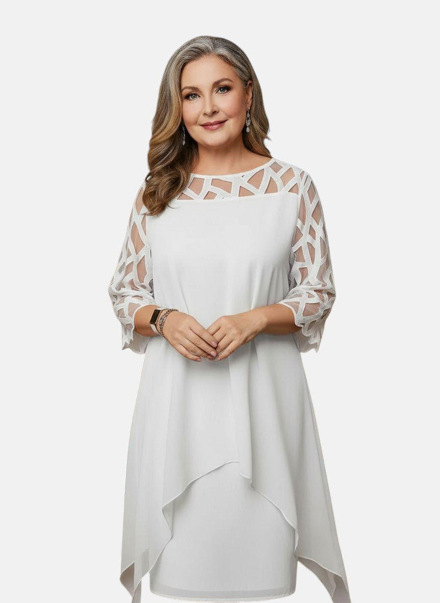 Elara™ | Robe Midi Élégante et Confortable