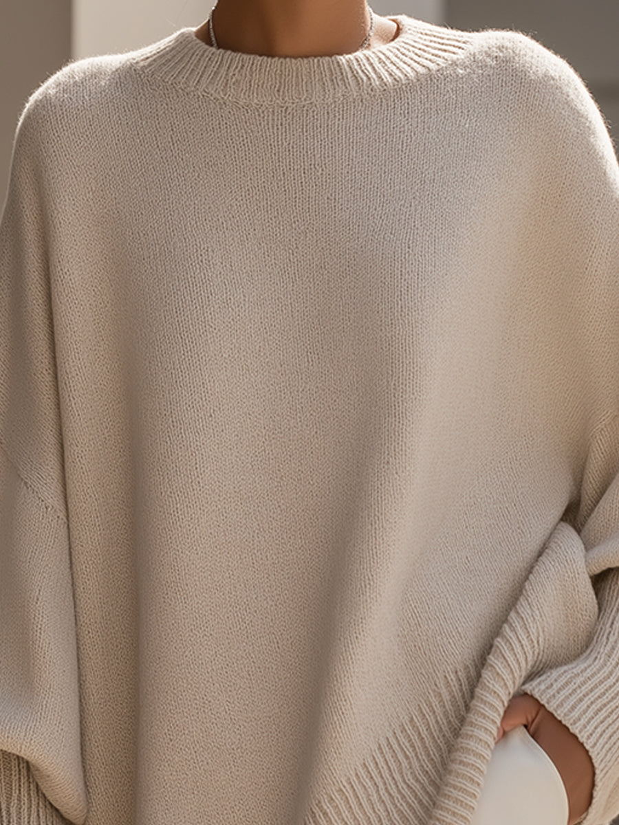 Rania™ | Pull Tricoté Élégant Oversize