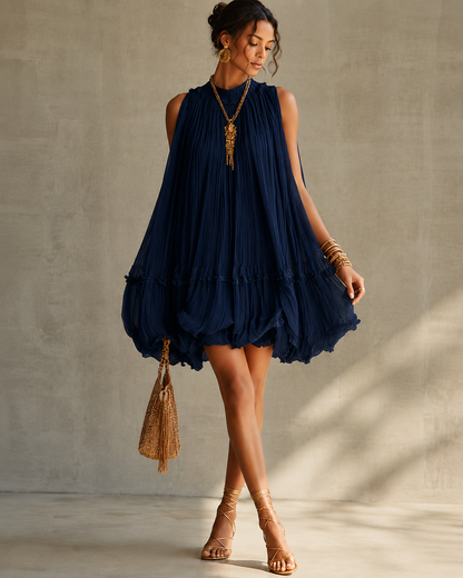 Camilla™ | Robe mini en chiffon légère qui camoufle le ventre