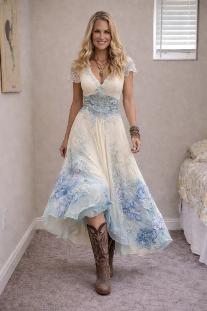 Jullia™ | Robe boho inspirée vintage élégante