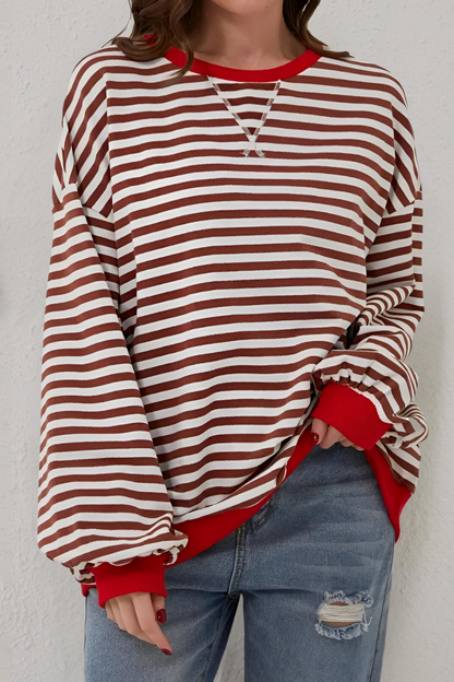 Mae™ | Sweat-shirt rayé