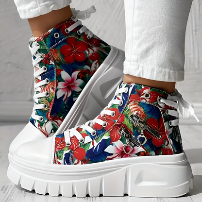 Elin™ | Baskets Orthopédiques Hautes en Denim