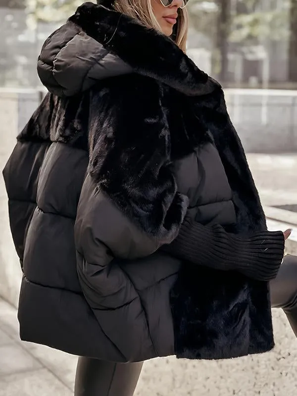 Lina | Doudoune oversize effet teddy