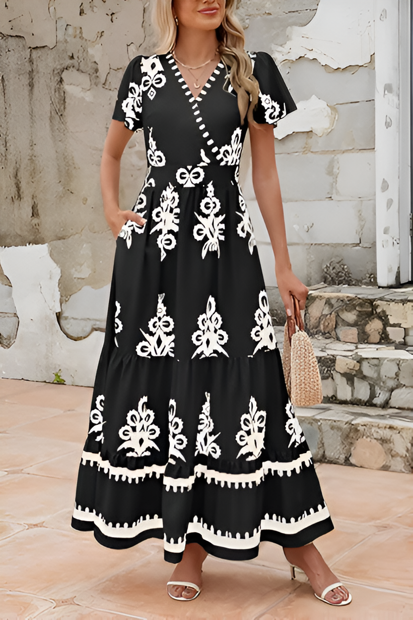 Lisa™ | Robe Maxi Sans Manches Boho