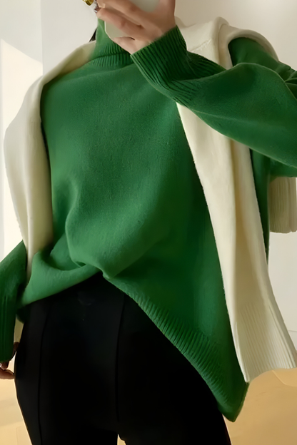 Elyn™ | Pull Col Roulé Tricoté