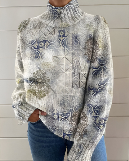 Edda™ | Pull Graphique Décontracté Tricoté