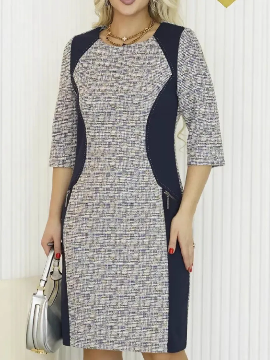 Lysa™ | Robe Midi à Motif Élégante