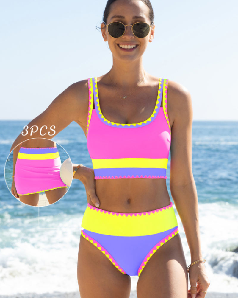 Kiki™ | Bikini contrôle du ventre 3 pièces