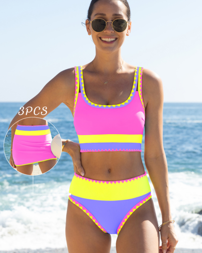 Kiki™ | Bikini contrôle du ventre 3 pièces