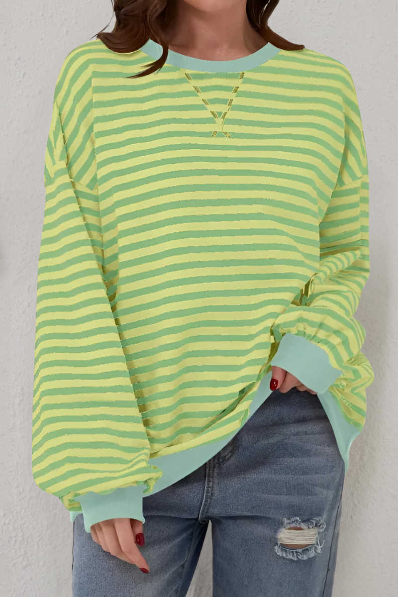 Mae™ | Sweat-shirt rayé