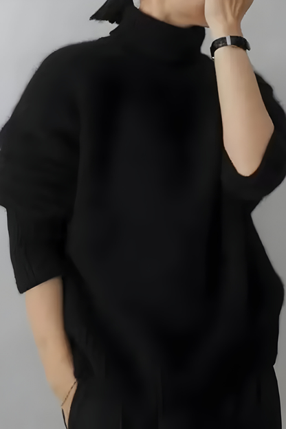 Elyn™ | Pull Col Roulé Tricoté