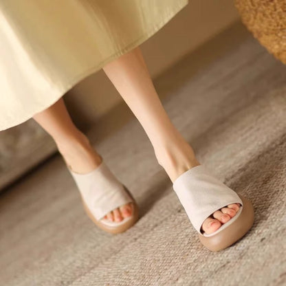 Evie™ | Chaussons Orthopédiques Confortables avec Talon