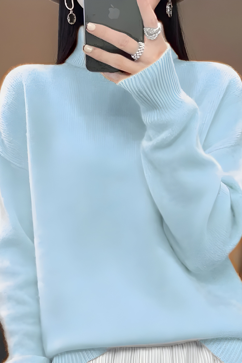 Elyn™ | Pull Col Roulé Tricoté