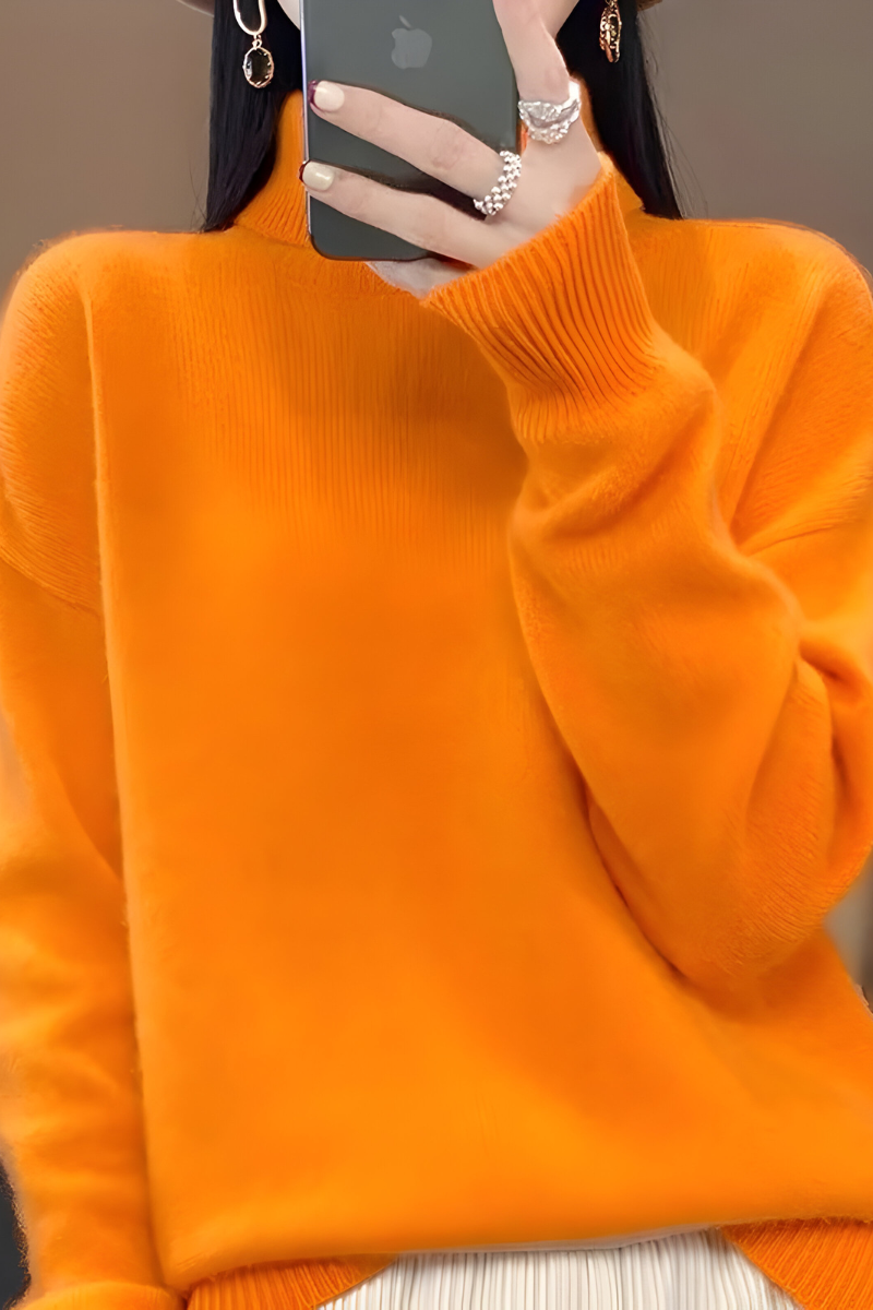 Elyn™ | Pull Col Roulé Tricoté