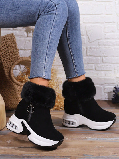 Noor™ | Bottes à plateforme confortables avec fausse fourrure