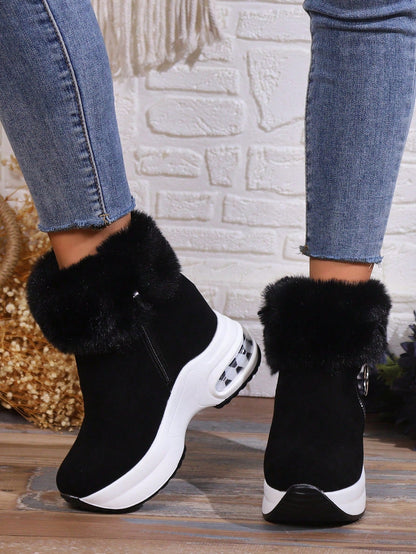 Noor™ | Bottes à plateforme confortables avec fausse fourrure