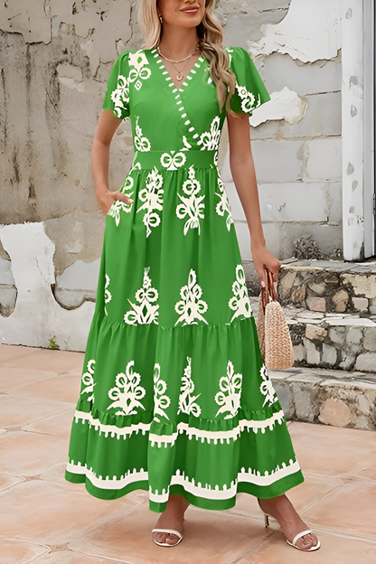 Lisa™ | Robe Maxi Sans Manches Boho