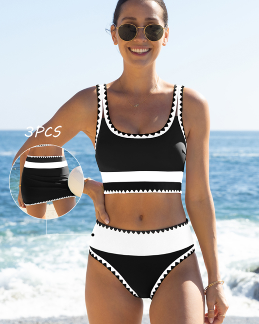 Kiki™ | Bikini contrôle du ventre 3 pièces