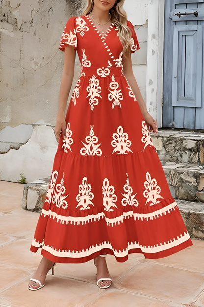 Lisa™ | Robe Maxi Sans Manches Boho