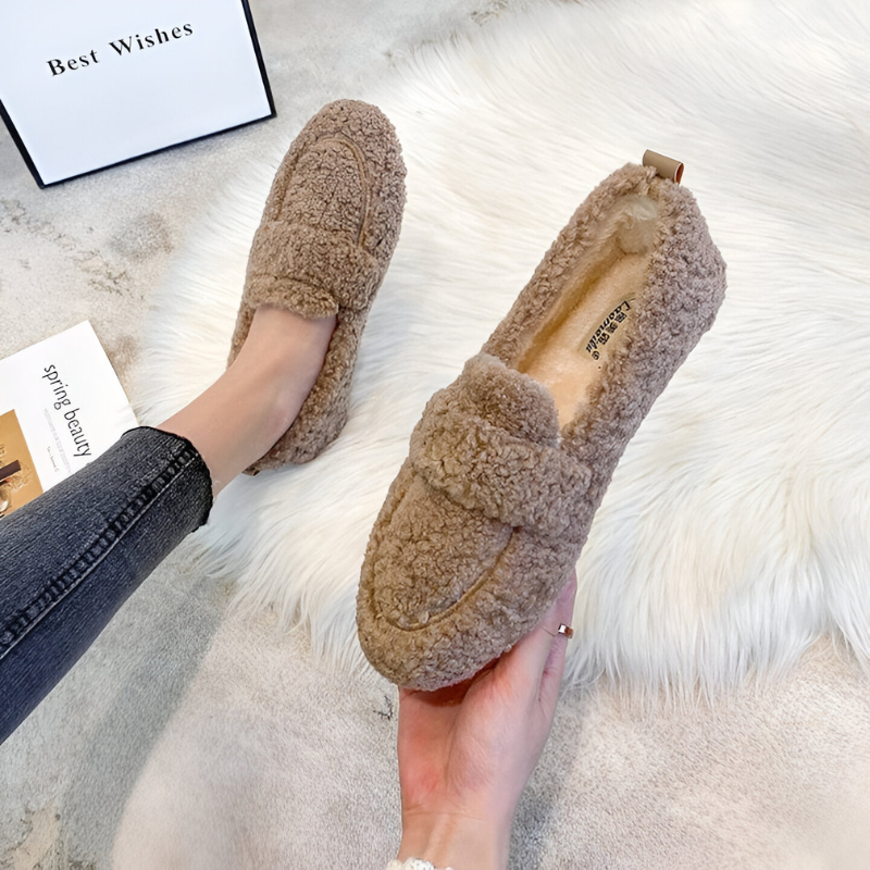 Nina™ | Chaussures en laine de mouton chaudes et confortables