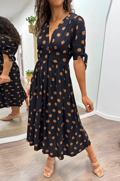 Noria™ | Robe à pois élégante