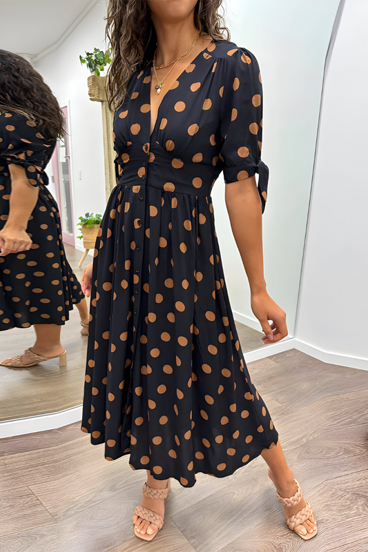 Noria™ | Robe à pois élégante