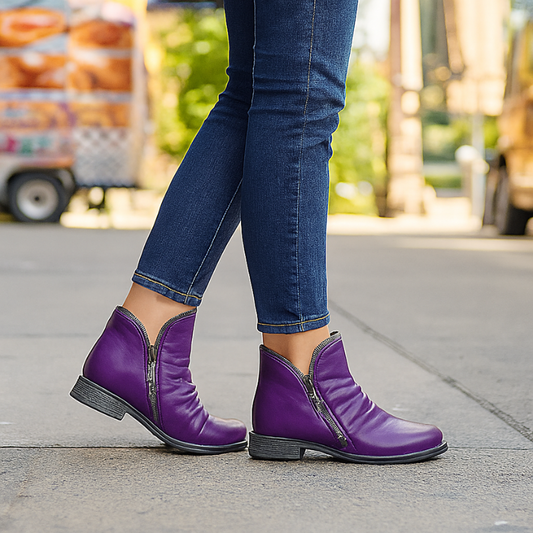 Selma™ | Bottines élégantes avec zip