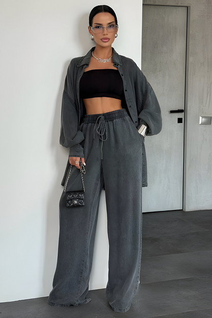 Noelle™ | Ensemble de salon moderne avec pantalon large