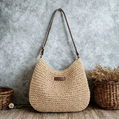Céline™ | Sac à main tissé élégant qui camoufle le ventre
