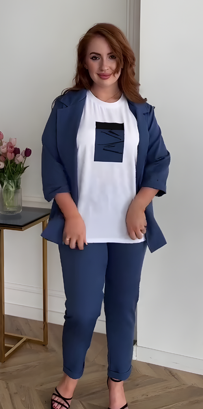 Liva™ | Ensemble Blazer & Pantalon Élégant