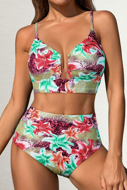 Fenna™ | Ensemble de Bikini à Carreaux Moderne