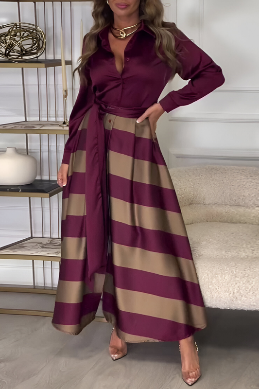 Mira™ | Ensemble Deux Pièces Flowy Élégant
