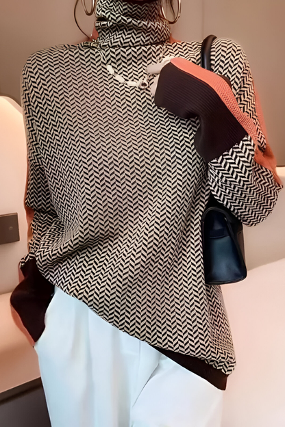 Nila™ | Pull décontracté tendance avec col montant