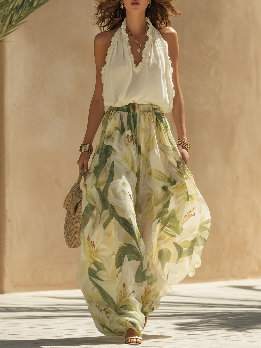 Sena™ | Ensemble Maxi Fleurs Élégant