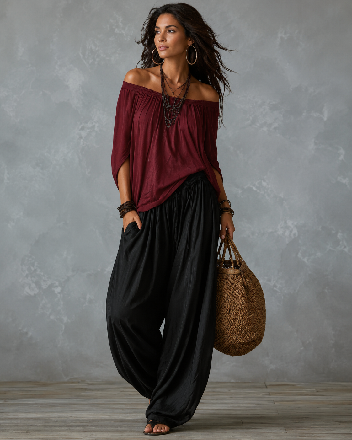 Laurine™ | Ensemble décontracté 2 pièces avec jambes larges