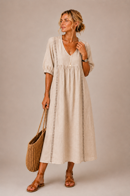 Isabelle™ | Robe Gainante avec Bouton