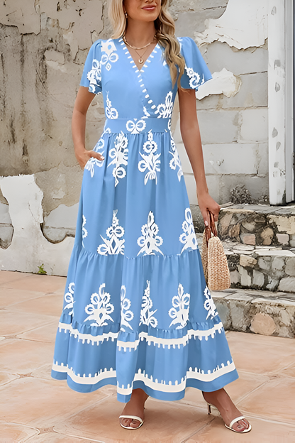 Lisa™ | Robe Maxi Sans Manches Boho