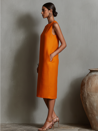Maureen™ | Robe Midi Gainante avec Poches
