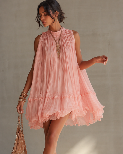 Camilla™ | Robe mini en chiffon légère qui camoufle le ventre