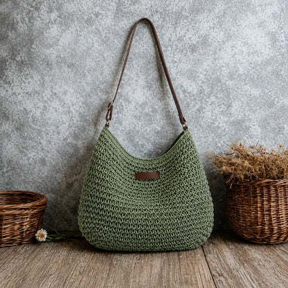 Céline™ | Sac à main tissé élégant qui camoufle le ventre