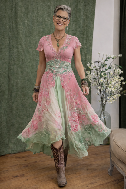 Ingrid™ | Robe boho inspirée du vintage élégante