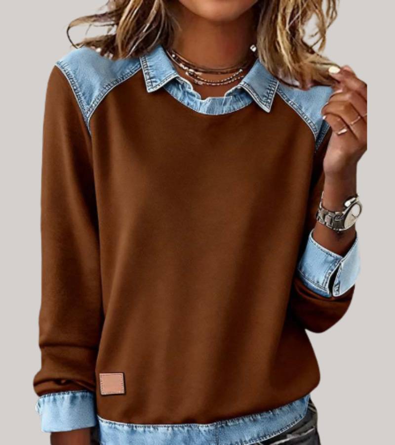 Nomi™ | Pull en Denim Confortable