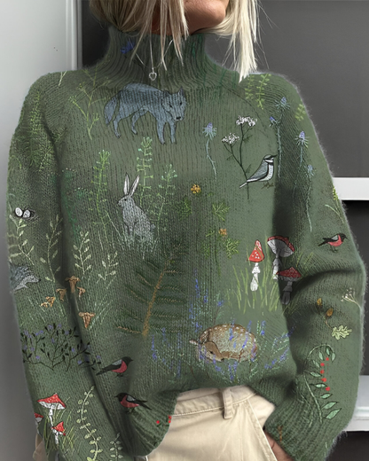 Edda™ | Pull Graphique Décontracté Tricoté