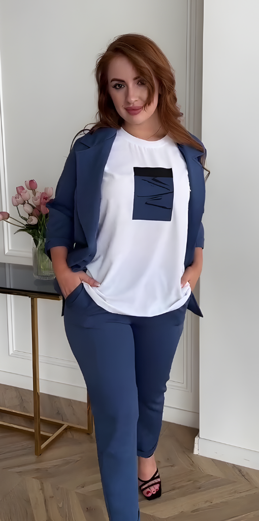 Liva™ | Ensemble Blazer & Pantalon Élégant