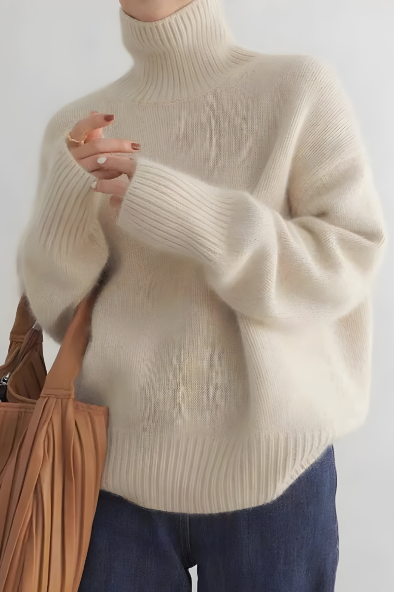 Elyn™ | Pull Col Roulé Tricoté