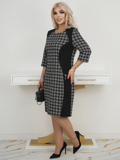Lysa™ | Robe Midi à Motif Élégante