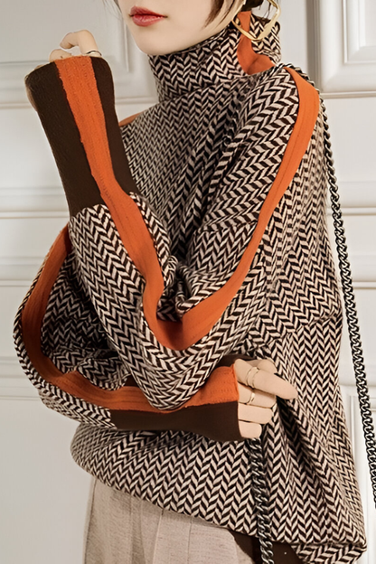 Nila™ | Pull décontracté tendance avec col montant