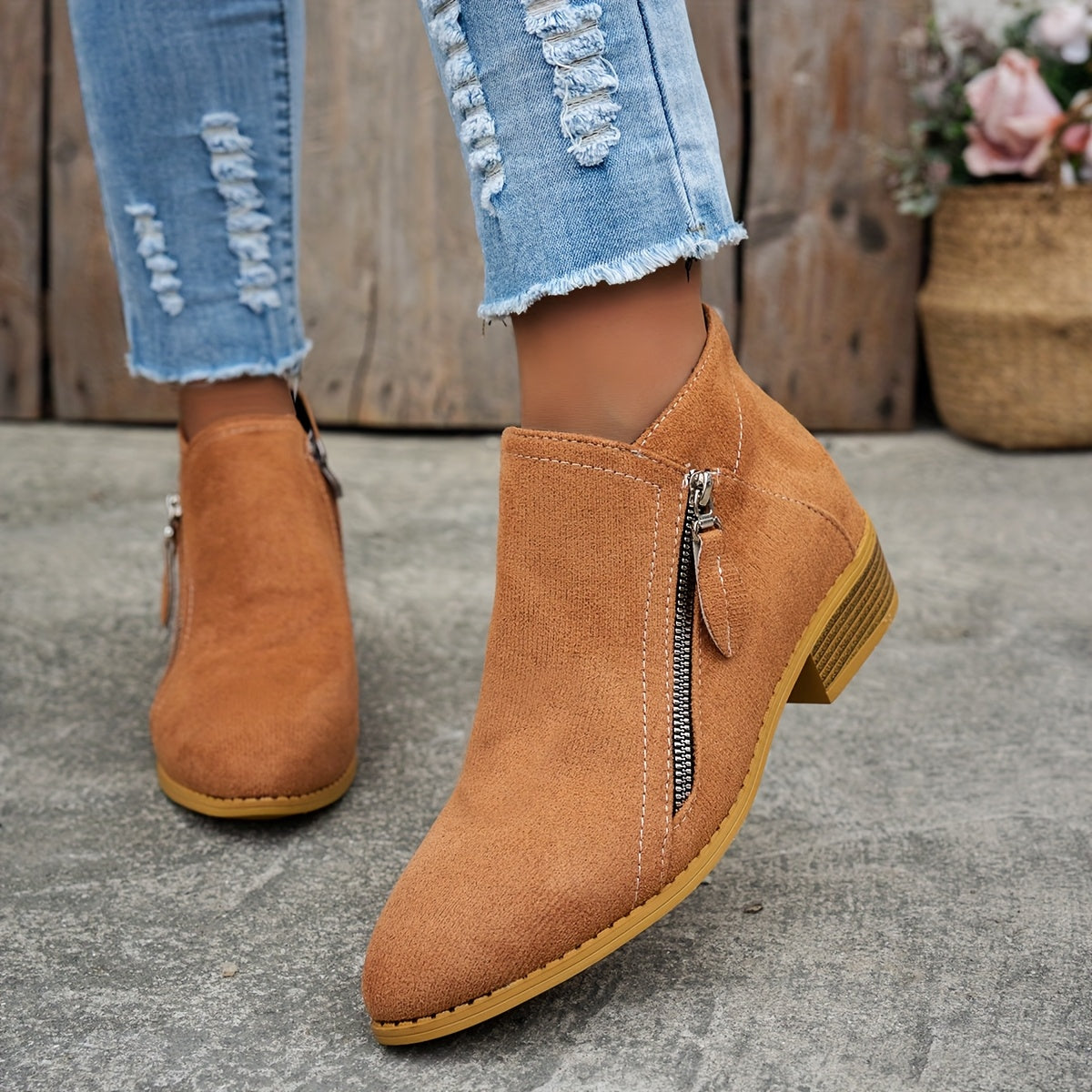 Lona™ | Bottines en daim élégantes