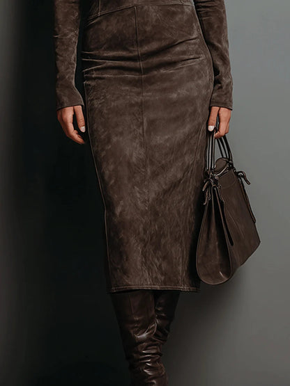 Naya™ | Élégante Robe Midi Ajustée