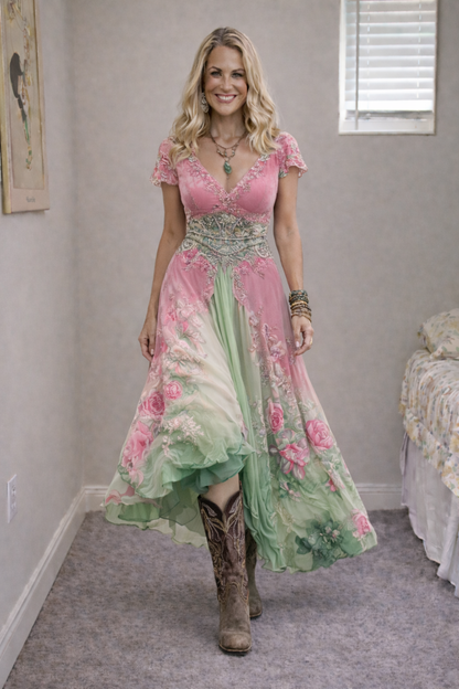 Jullia™ | Robe boho inspirée vintage élégante